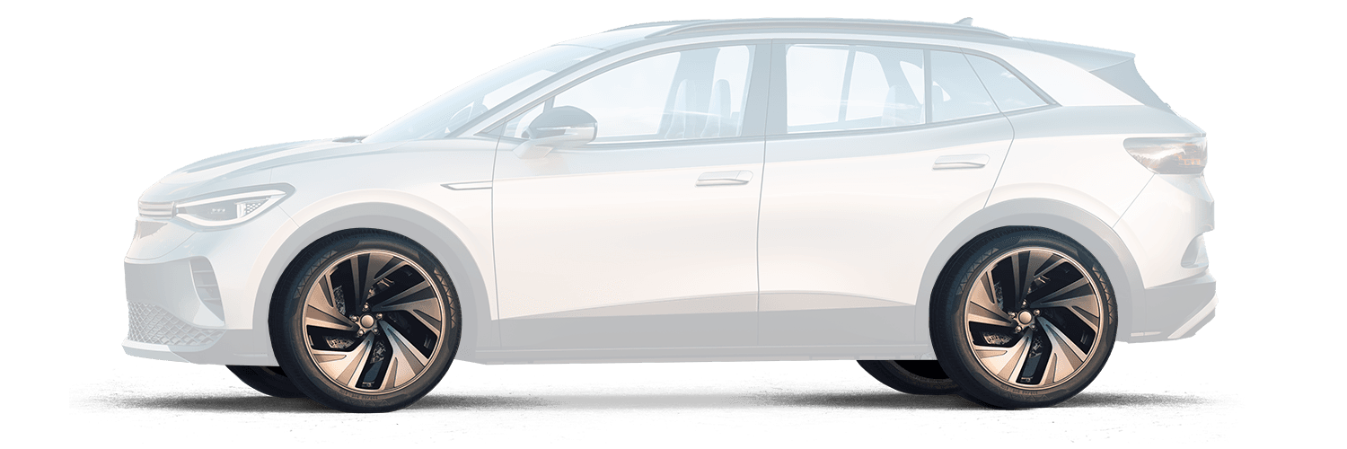 Vehicle showcasing Tire & Wheel Protection